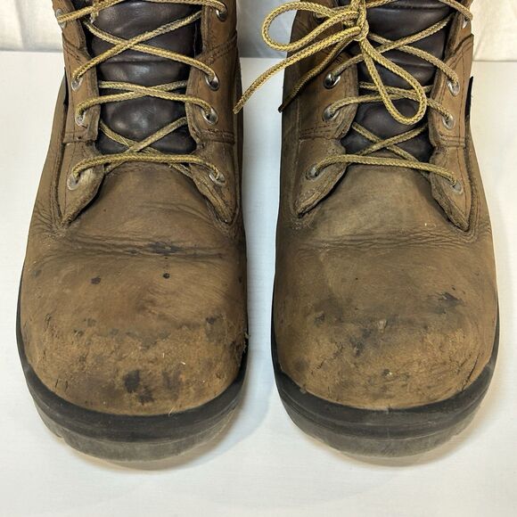 Red Wing King Toe Steel Toe Boots Men’s Size 9EE ASTMF 2413-18 Brown Leather - Picture 4 of 10